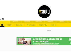 'm360.cl' screenshot