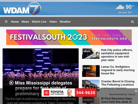 'wdam.com' screenshot
