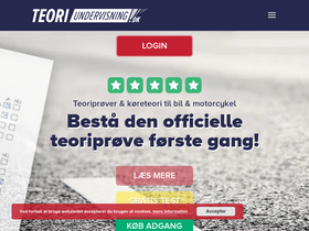 'teoriundervisning.dk' screenshot