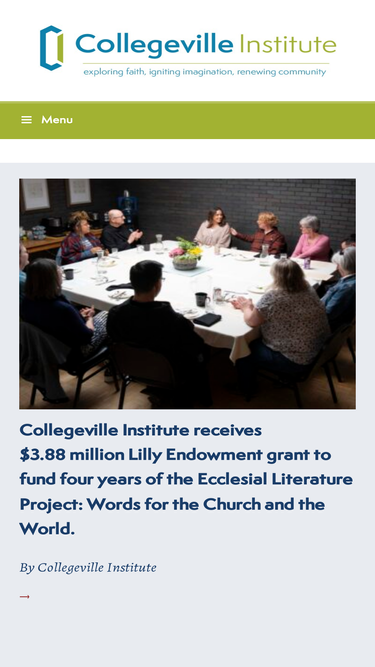 collegevilleinstitute.org