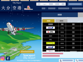 'oita-airport.jp' screenshot