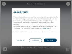 'richemont.com' screenshot