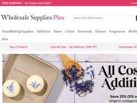 'wholesalesuppliesplus.com' screenshot