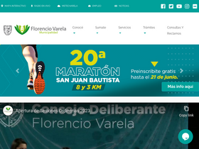 'varela.gob.ar' screenshot