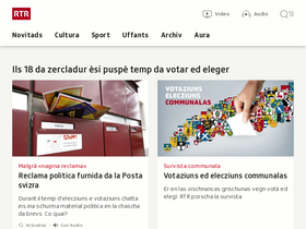 'rtr.ch' screenshot