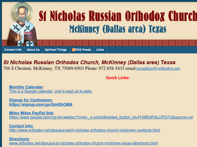 'orthodox.net' screenshot