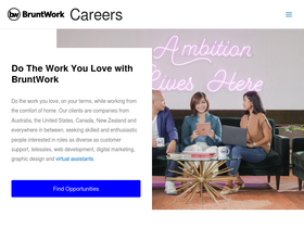 'bruntworkcareers.co' screenshot