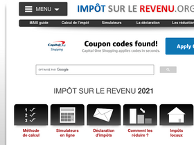 'impotsurlerevenu.org' screenshot