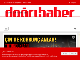 'dogruhaber.com.tr' screenshot