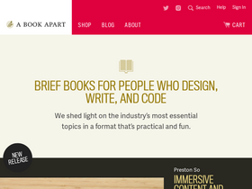 'abookapart.com' screenshot