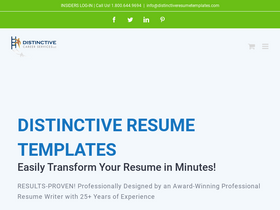 distinctiveresumetemplates.com