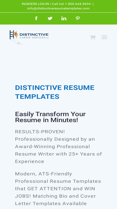distinctiveresumetemplates.com