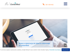 'centermed.pl' screenshot