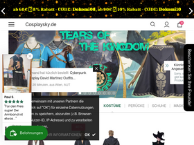 'skycosplay.de' screenshot