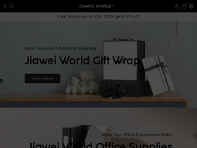 Jiawei World  homepage screenshot