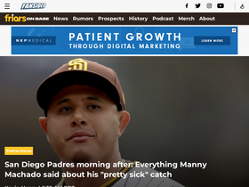 'friarsonbase.com' screenshot