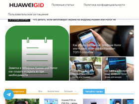 'huaweigid.ru' screenshot