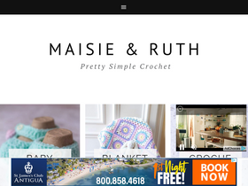 'maisieandruth.com' screenshot