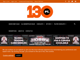 '130point.com' screenshot
