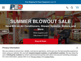 'powerequipmentdirect.com' screenshot
