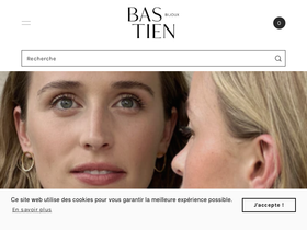 bastienbijoux.com homepage screenshot
