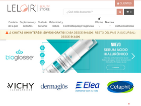 'farmacialeloir.com.ar' screenshot