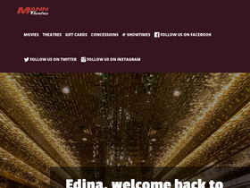 'manntheatres.com' screenshot