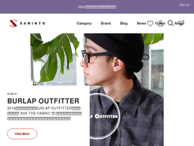 sawinto.com homepage screenshot
