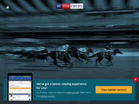 'attheraces.com' screenshot