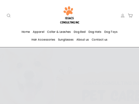 issacsconsulting.com homepage screenshot