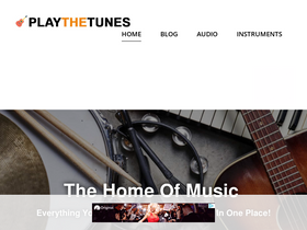 'playthetunes.com' screenshot