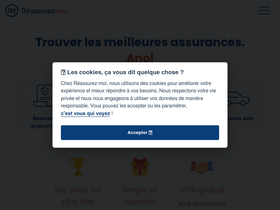 'reassurez-moi.fr' screenshot