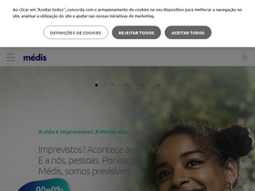 'medis.pt' screenshot