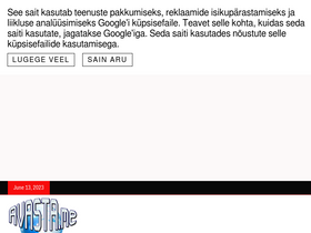 'avasta.me' screenshot