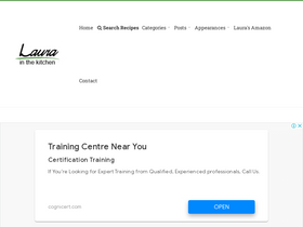 'laurainthekitchen.com' screenshot