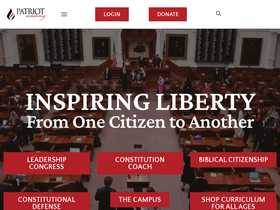 'patriotacademy.com' screenshot