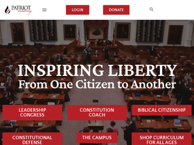 'patriotacademy.com' screenshot