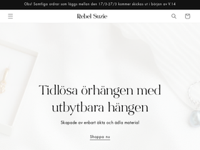 rebelsuzie.com homepage screenshot