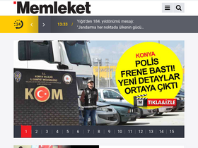 'memleket.com.tr' screenshot