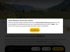 'suedtirol.com' screenshot