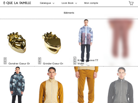 Quelafamille homepage screenshot
