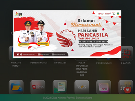 'sumutprov.go.id' screenshot