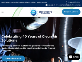 Electrocorp website screenshot
