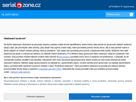 'serialzone.cz' screenshot