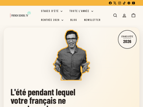 frenchschooltv.com homepage screenshot