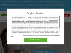 'plusbank.pl' screenshot