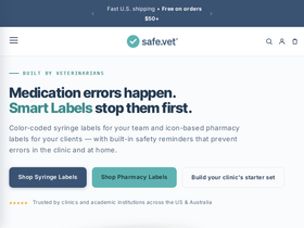 safe.vet homepage screenshot