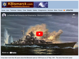 'kbismarck.com' screenshot