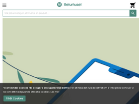 'returhuset.se' screenshot
