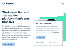 'payreq.com' screenshot